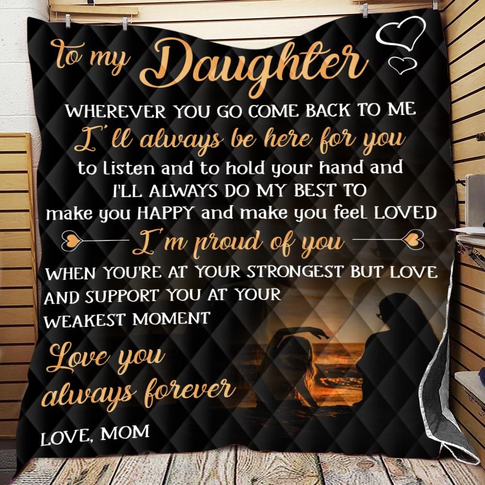 To My Daughter MMC1411813 Quilt Blanket