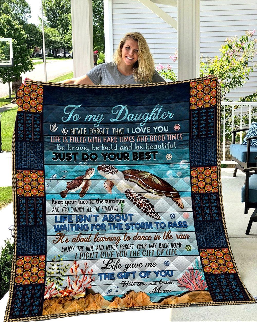 To My Daughter MMC1411815 Quilt Blanket