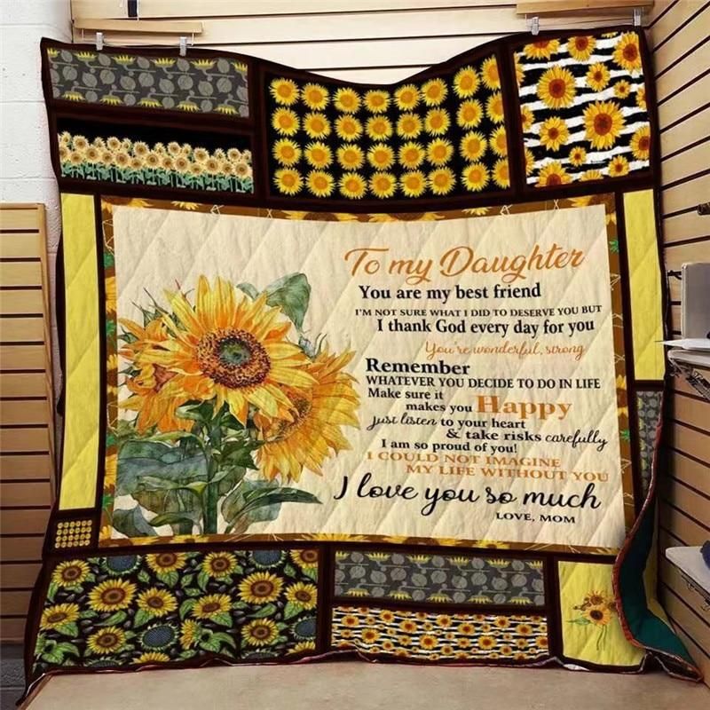 To My Daughter MMC1411816 Quilt Blanket