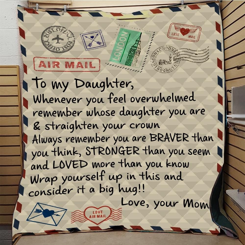 To My Daughter MMC1411819 Quilt Blanket