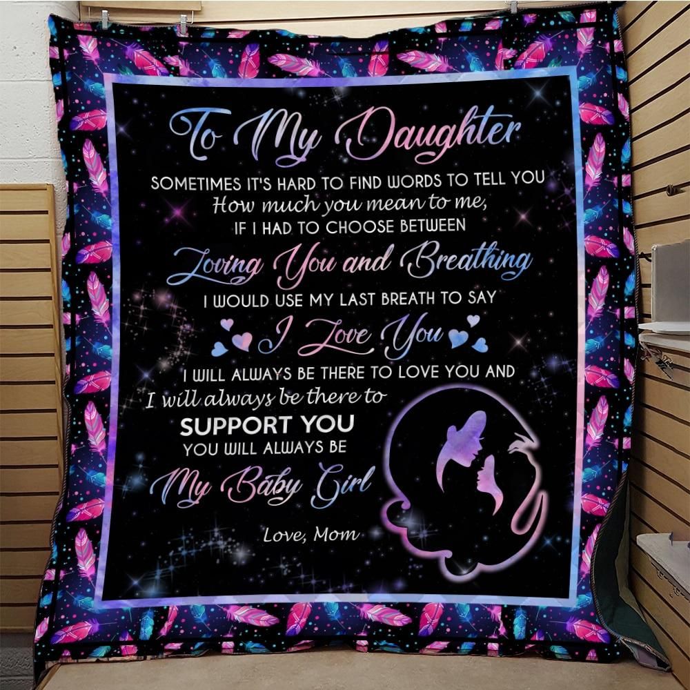 To My Daughter MMC1411821 Quilt Blanket