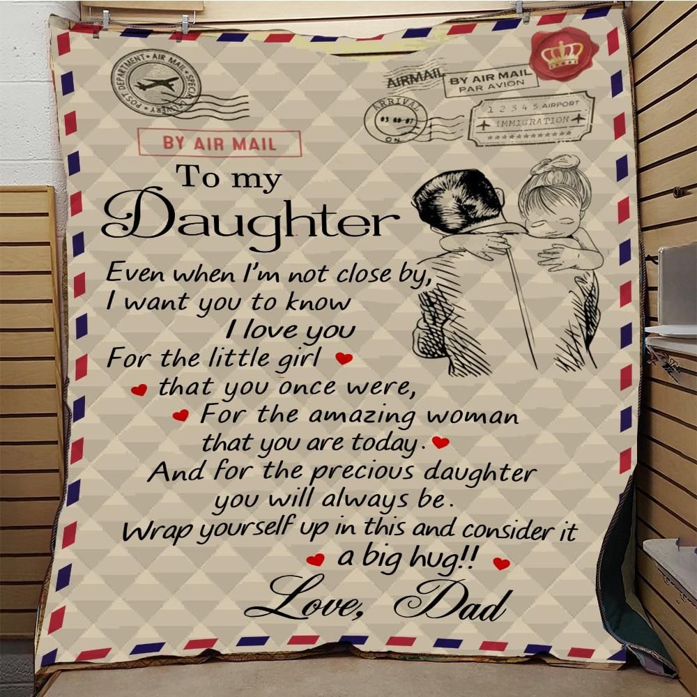 To My Daughter MMC1411823 Quilt Blanket
