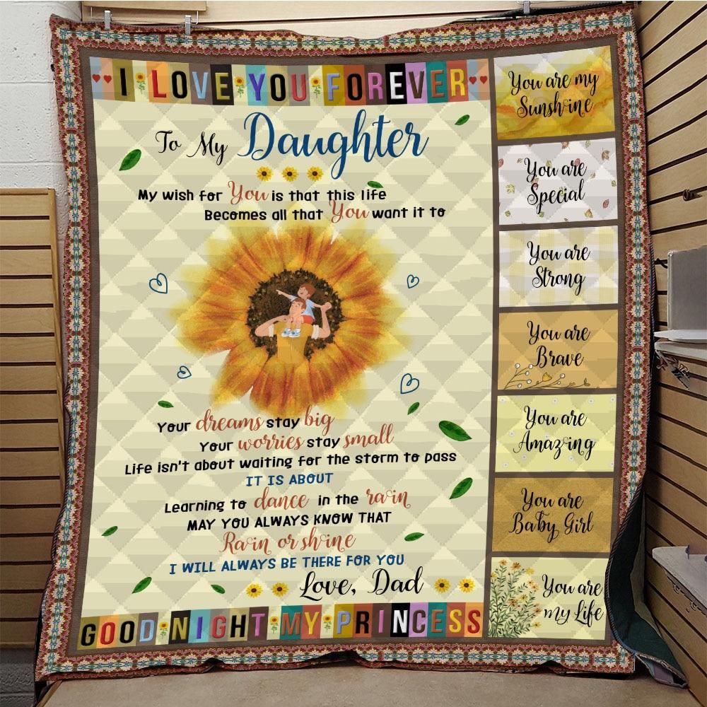 To My Daughter MMC1411824 Quilt Blanket