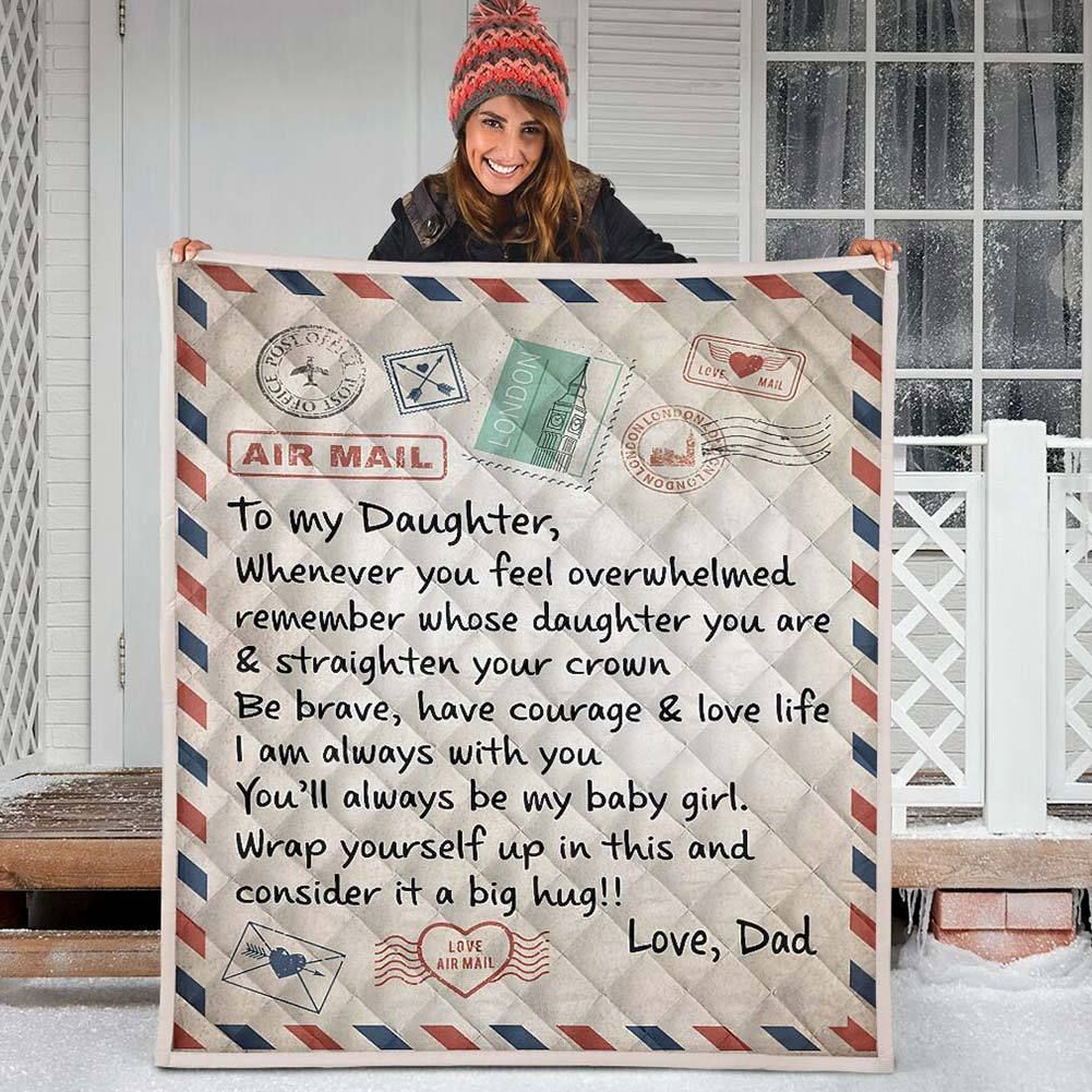 To My Daughter MMC1411829 Quilt Blanket