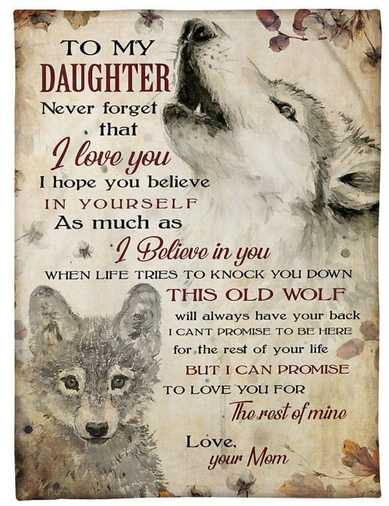 To My Daughter Never Forget That I Love You Sherpa Fleece Blanket