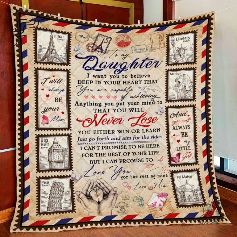 To My Daughter PTC101102 Quilt Blanket