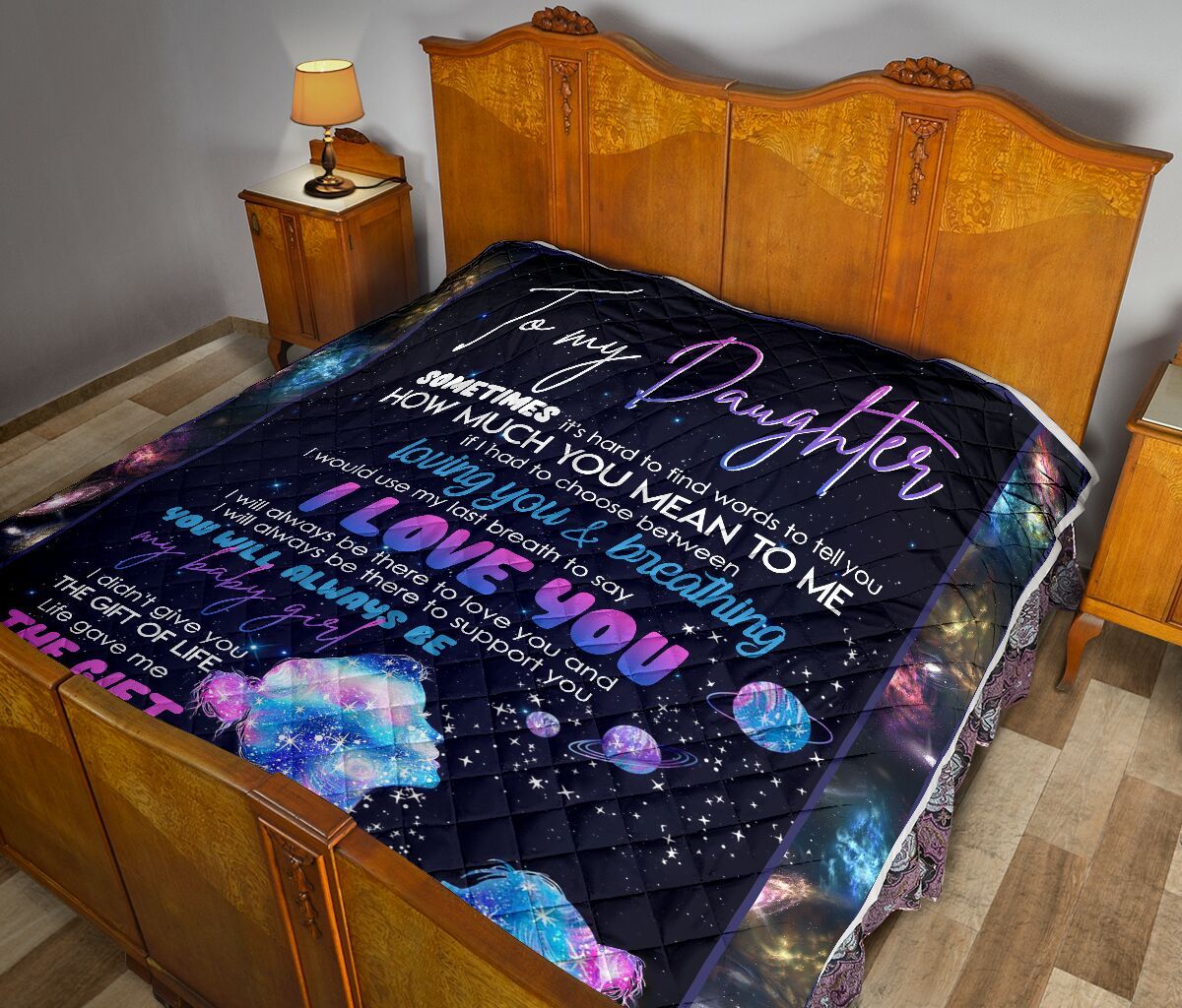 To My Daughter Quilt Blanket DHC02011275DD