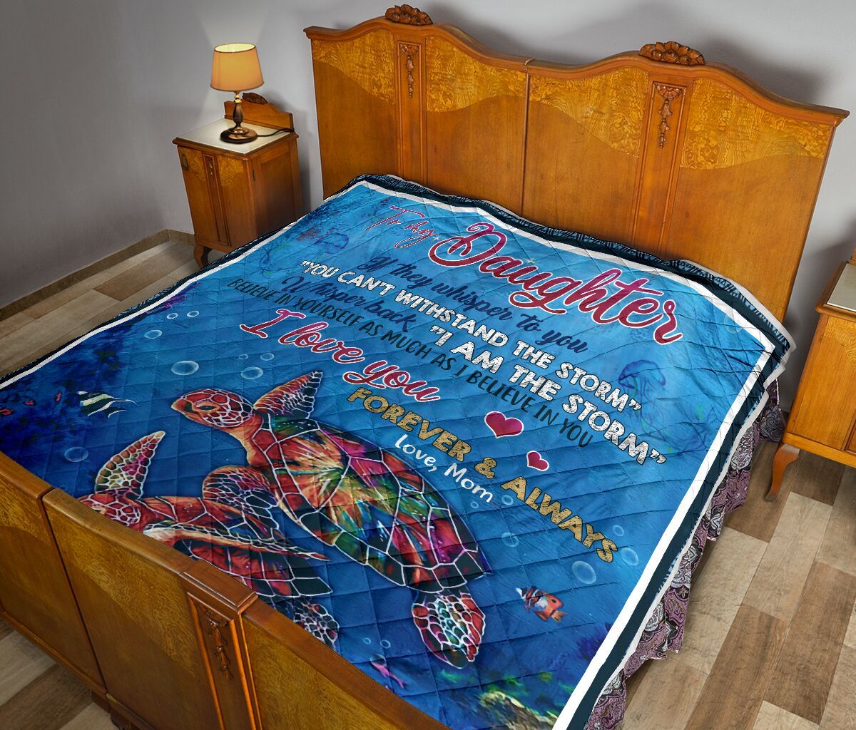 To My Daughter Quilt Blanket DHC02011285DD