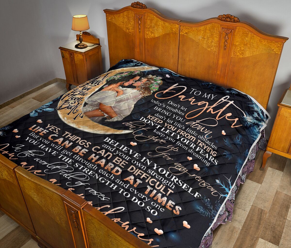 To My Daughter Quilt Blanket DHC02011289DD