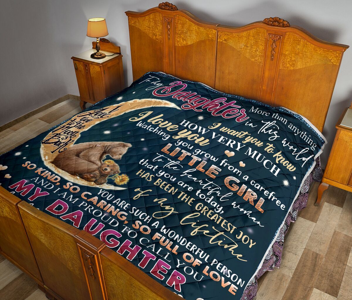 To My Daughter Quilt Blanket DHC02011293DD