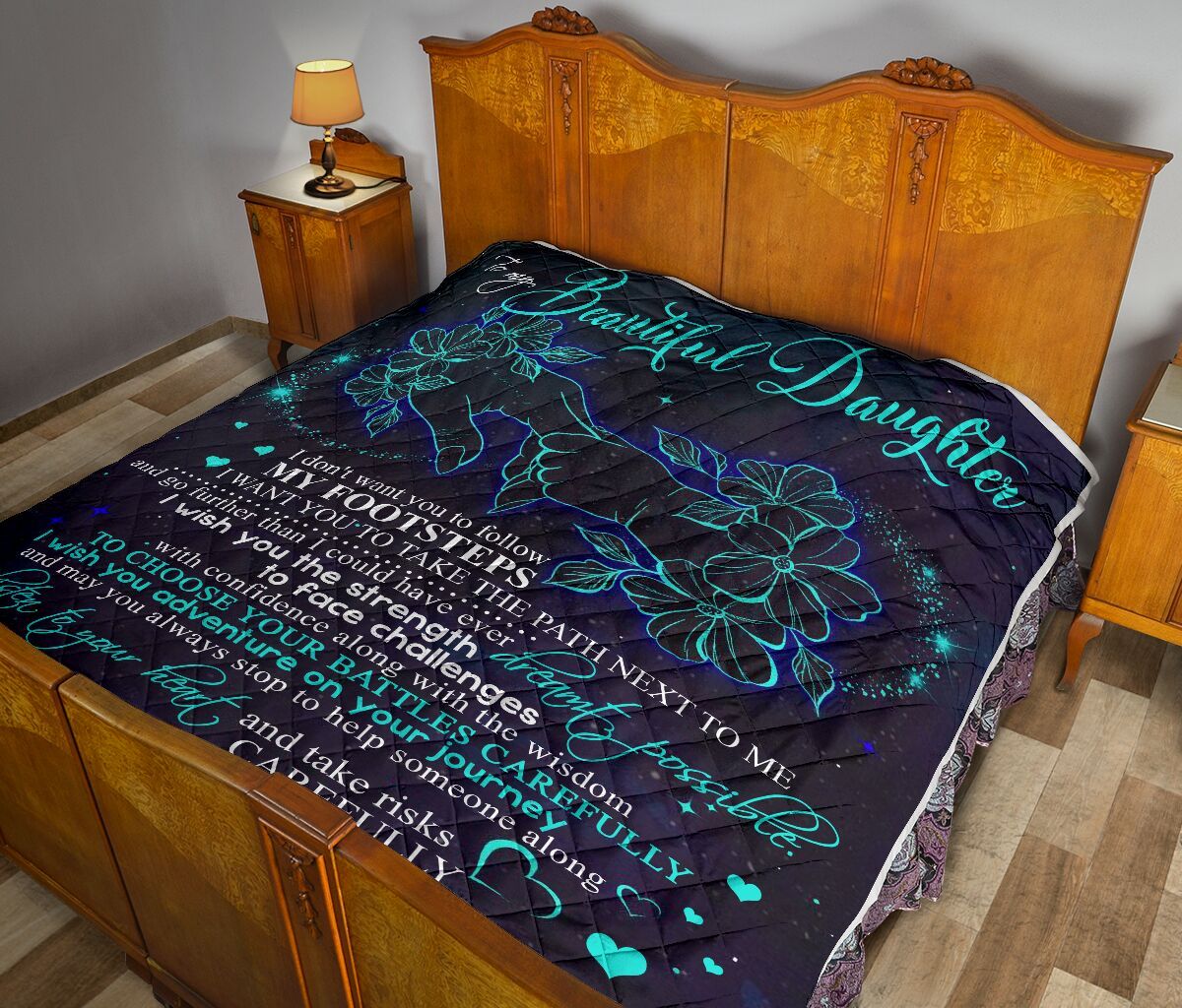 To My Daughter Quilt Blanket DHC02011313DD