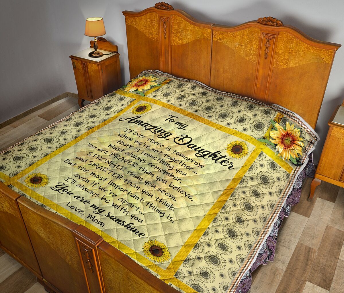 To My Daughter Quilt Blanket DHC02011322DD