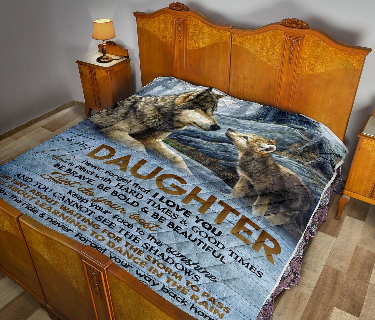 To My Daughter Quilt Blanket DHC02011328DD