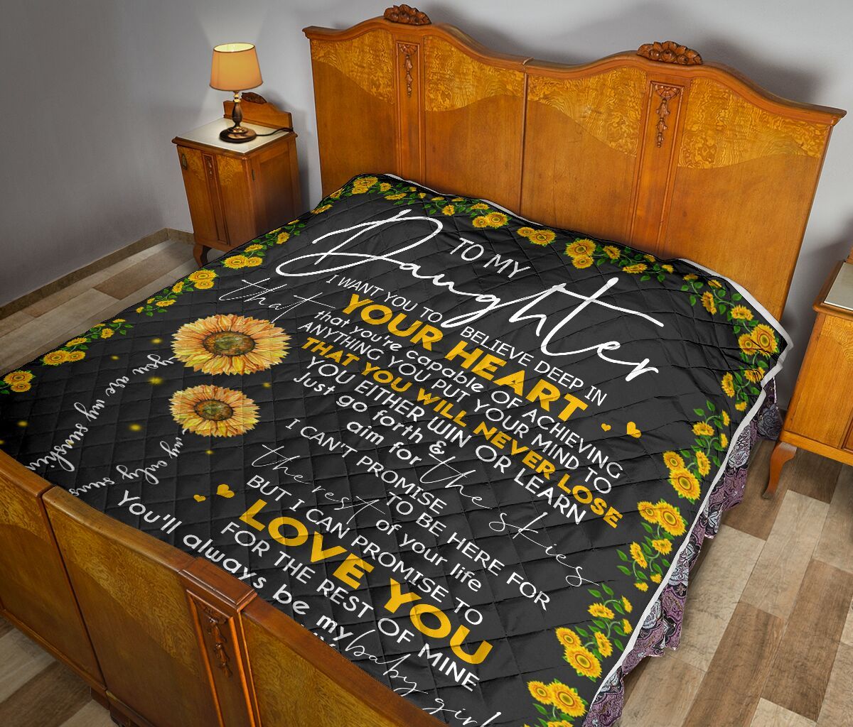 To My Daughter Quilt Blanket DHC02011338DD