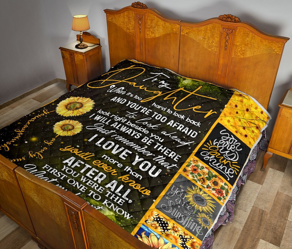 To My Daughter Quilt Blanket DHC02011353DD