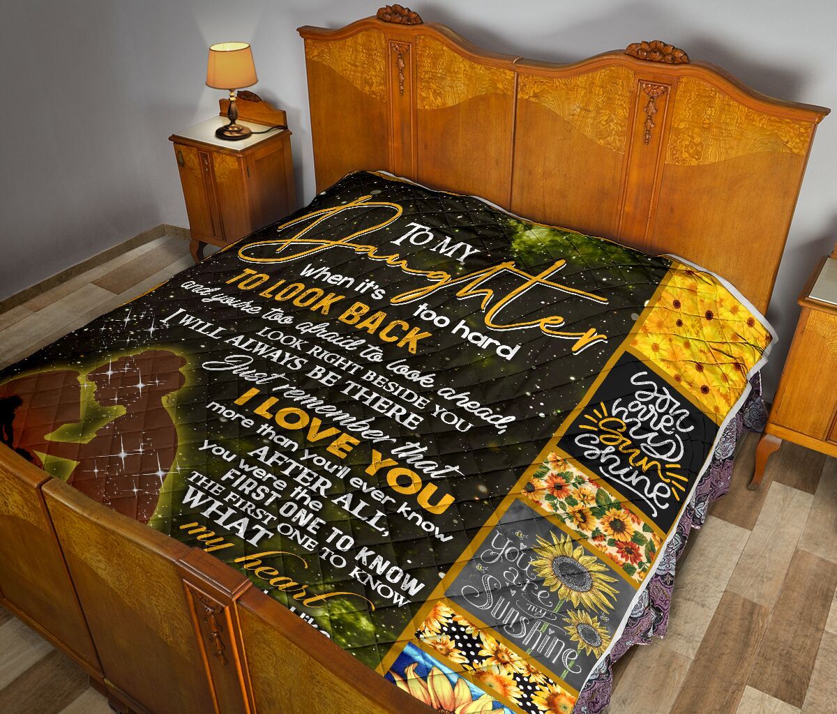 To My Daughter Quilt Blanket DHC02011354DD