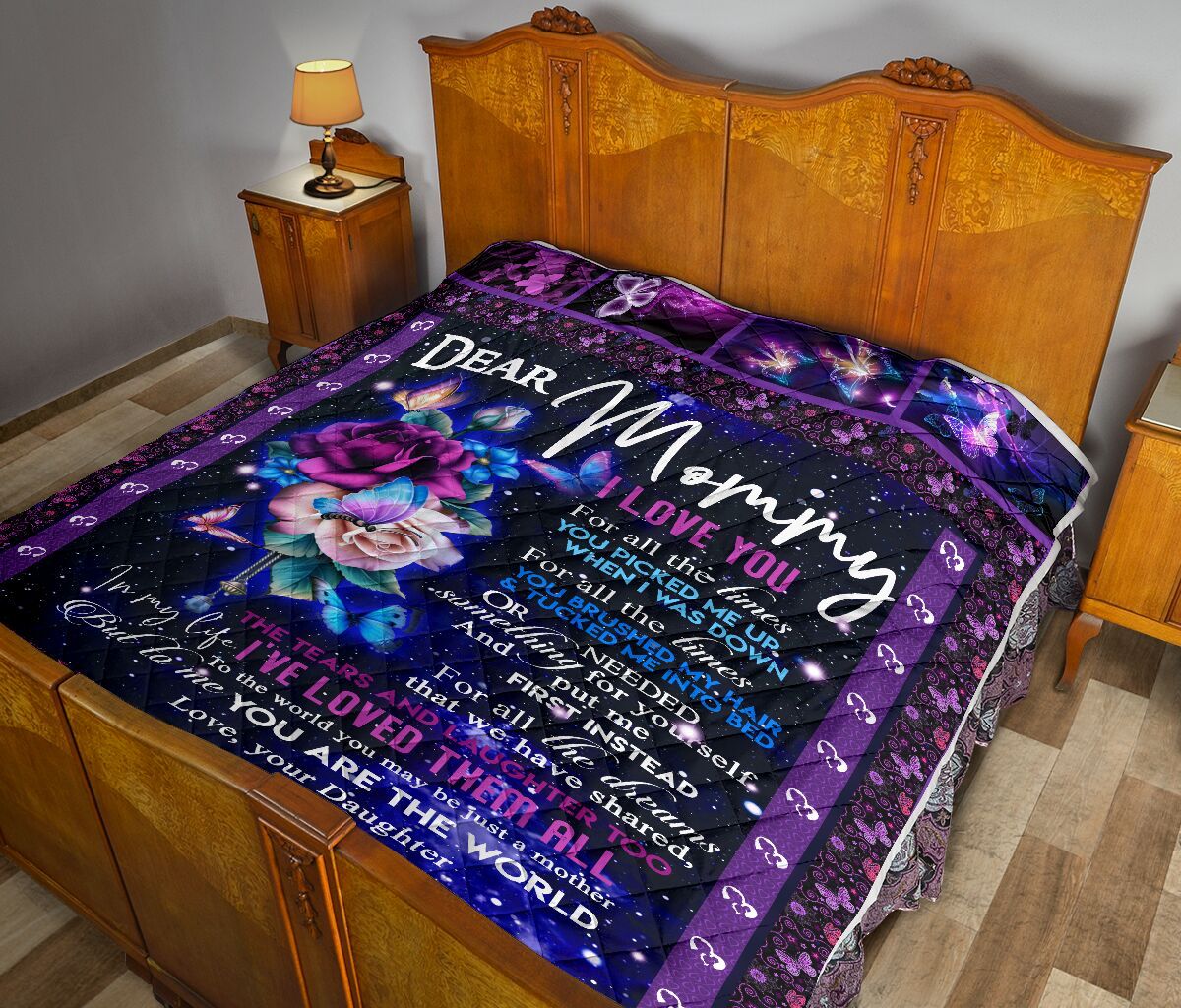 To My Daughter Quilt Blanket DHC02011360DD
