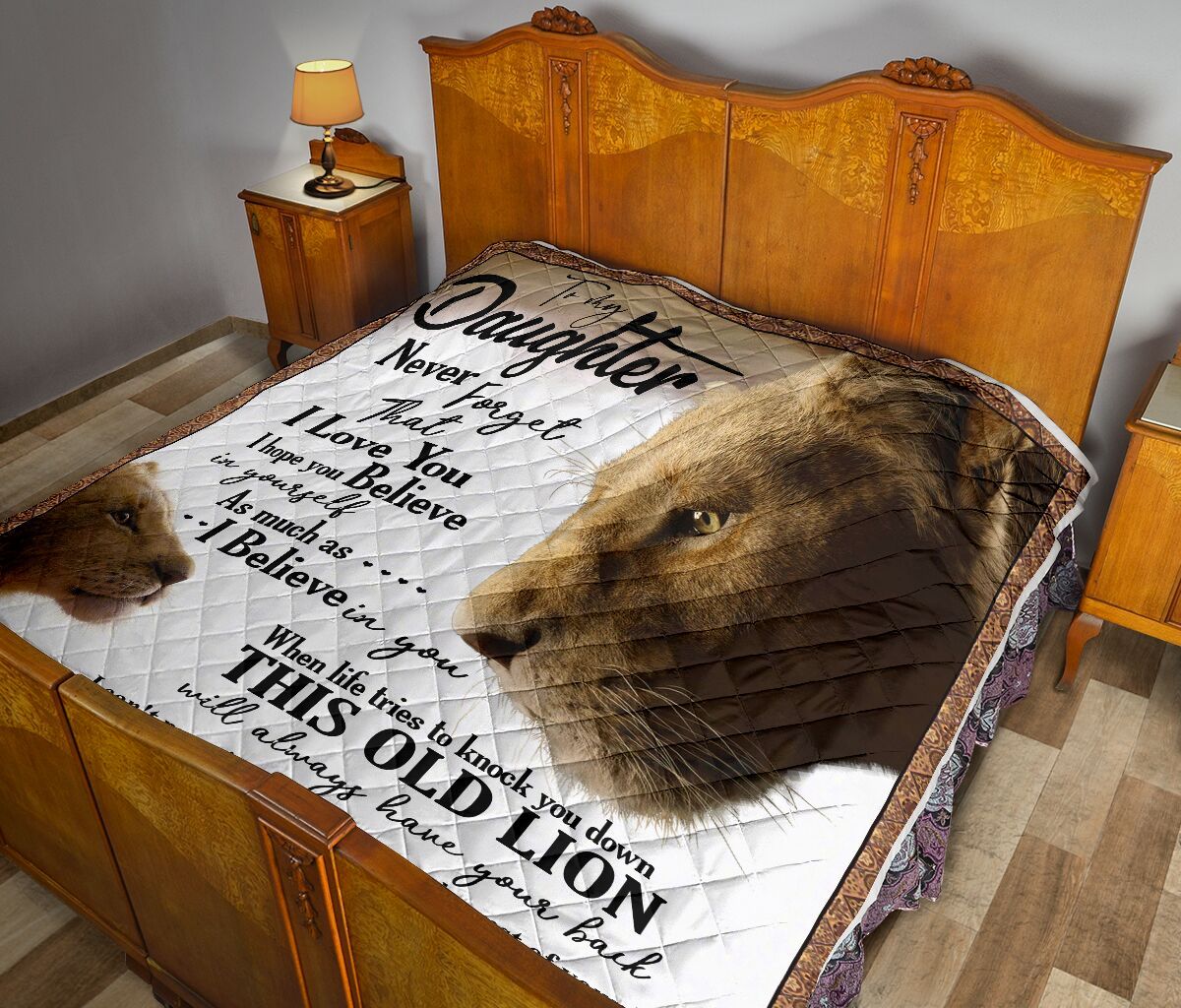 To My Daughter Quilt Blanket DHC02011393DD