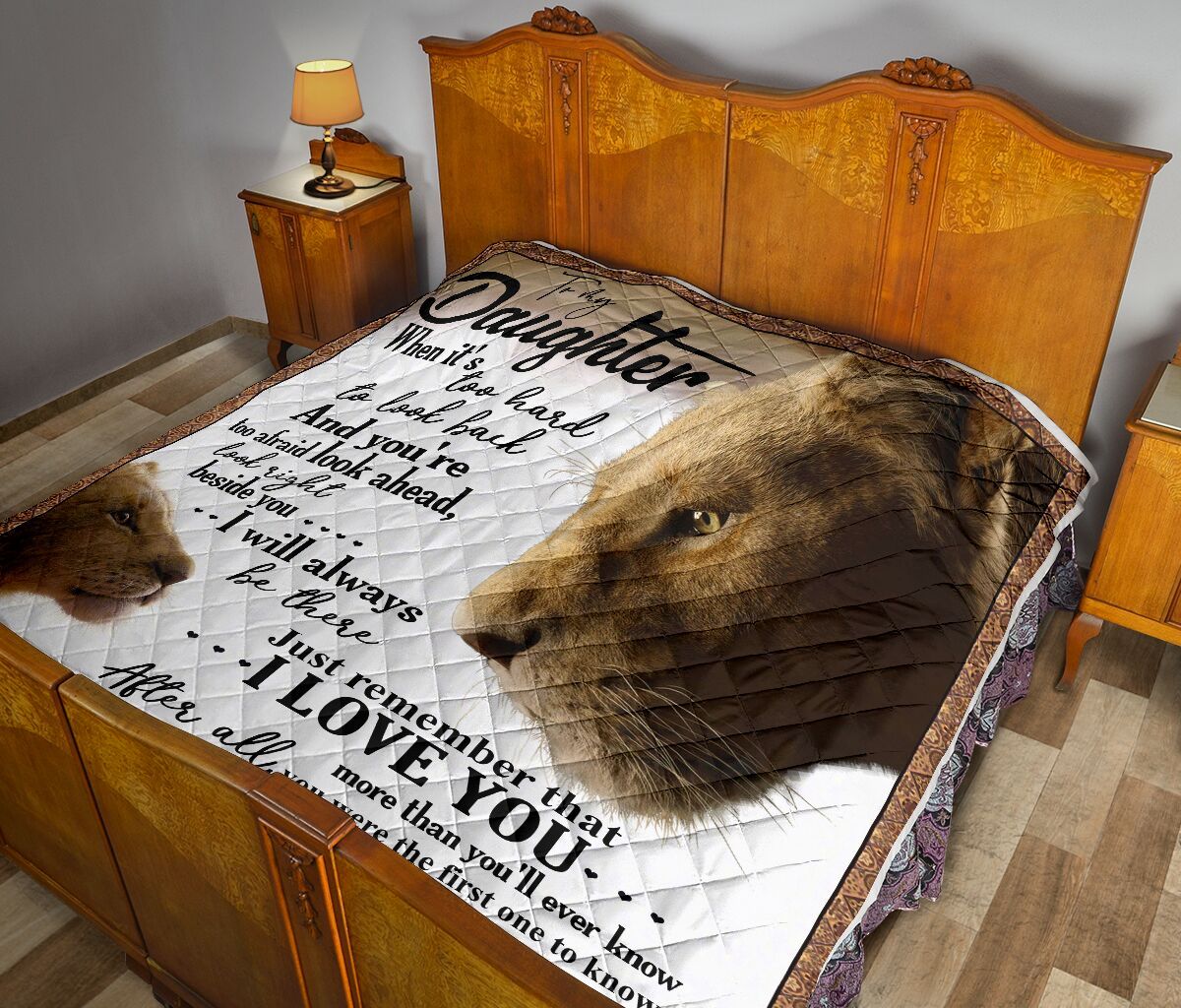 To My Daughter Quilt Blanket DHC02011400DD