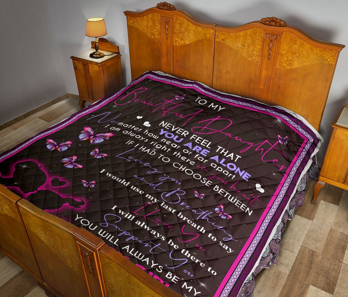 To My Daughter Quilt Blanket DHC02011408DD