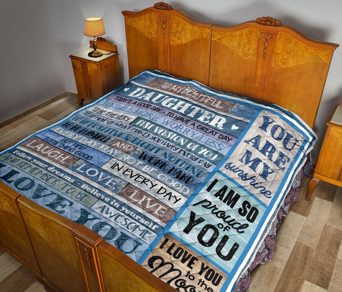 To My Daughter Quilt Blanket DHC02011409DD