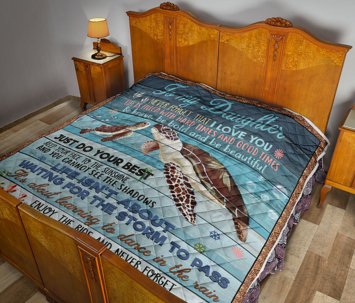 To My Daughter Quilt Blanket DHC02011439DD