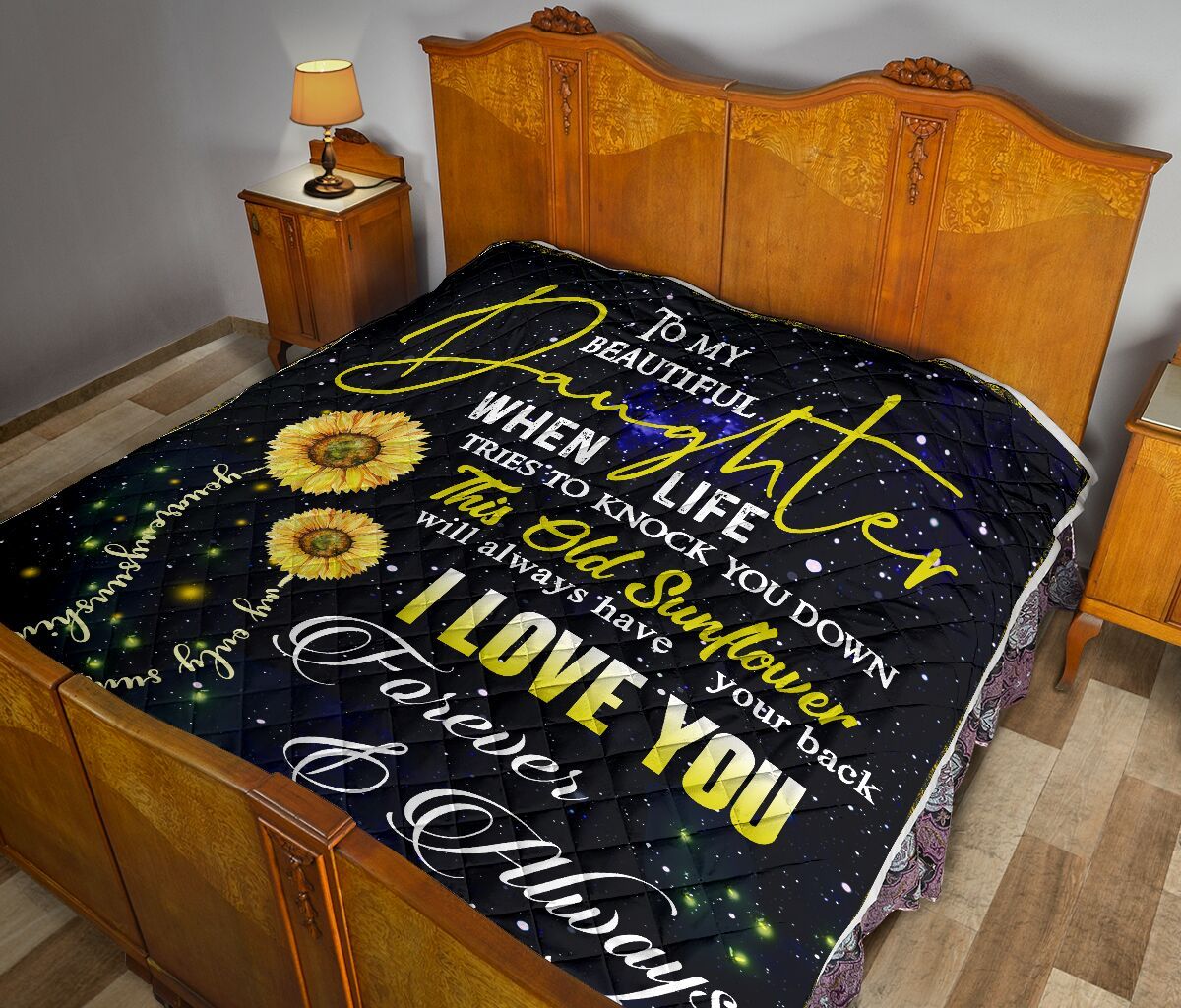 To My Daughter Quilt Blanket DHC02011721DD