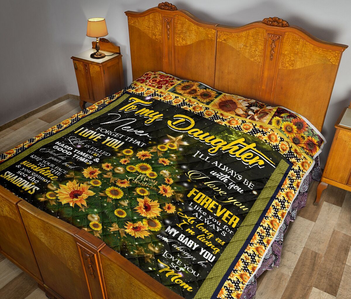 To My Daughter Quilt Blanket DHC02011723DD