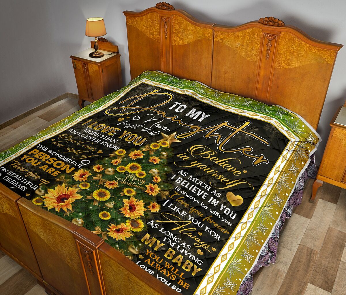 To My Daughter Quilt Blanket DHC02011726DD