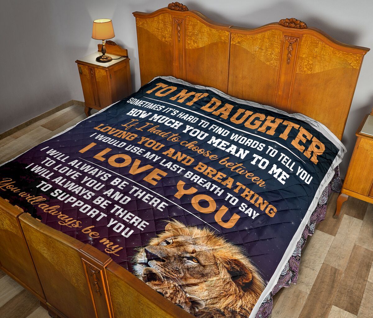 To My Daughter Quilt Blanket DHC02011756DD