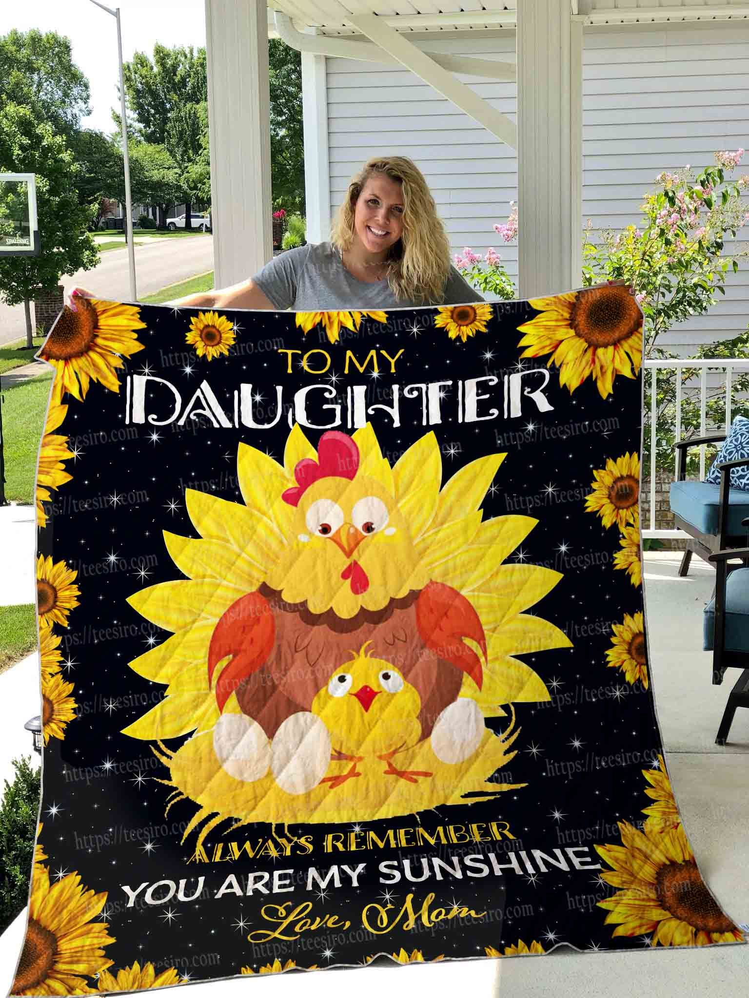 To My Daughter Quilt Blanket DHC1501501VT