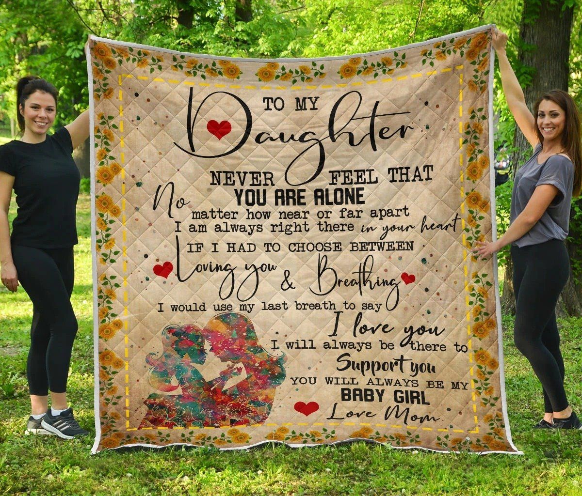 To My Daughter Quilt Blanket HHC2402925TH