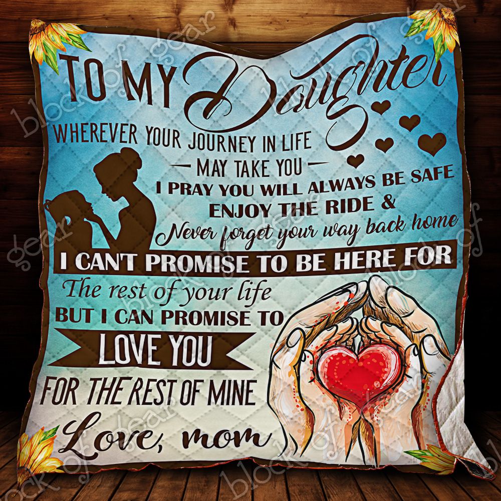 To My Daughter Quilt Np133 Dhc11122244Dd