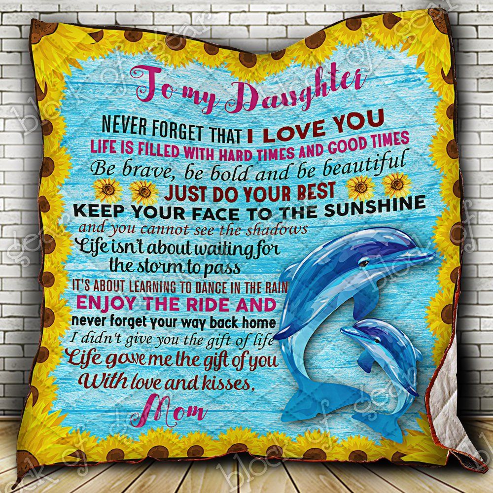 To My Daughter Quilt Np220 Dhc11124076Dd