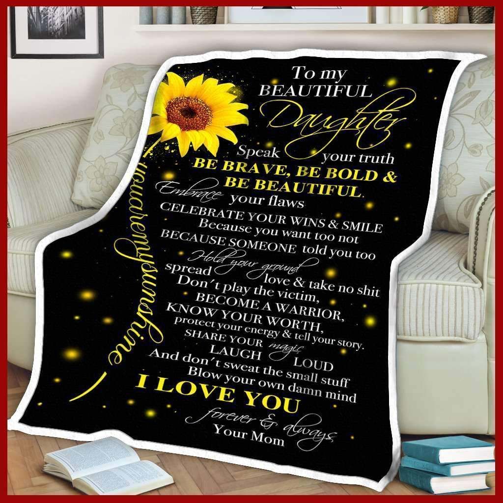 To My Daughter – Speak Your Truth Fleece Blanket