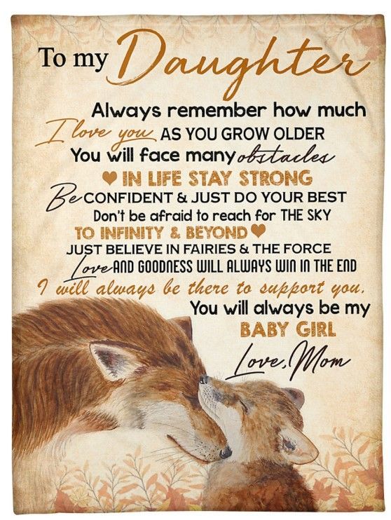 To My Daughter Stay Strong And Be Confident Sherpa Fleece Blanket