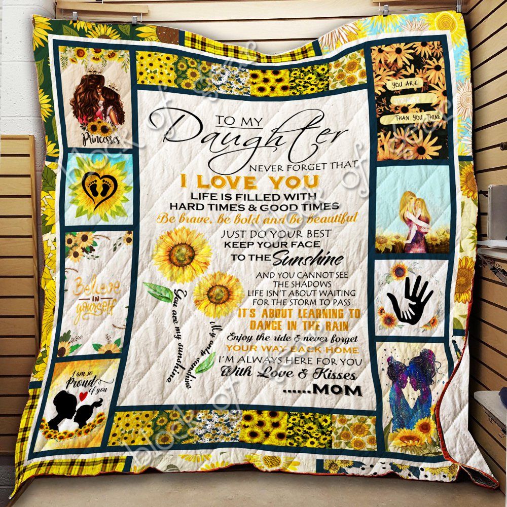 To My Daughter Sunflower Quilt Thh1060 Dhc11123860Dd