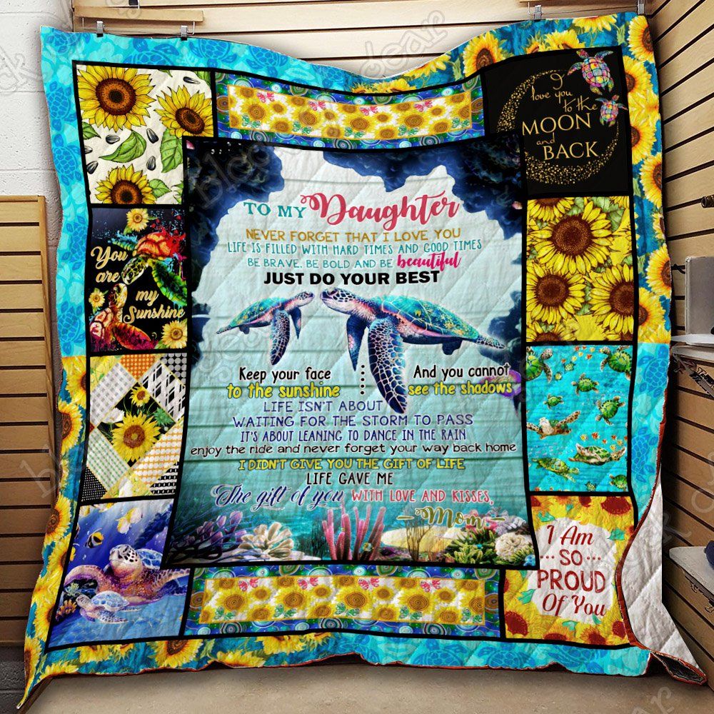 To My Daughter Turtle Quilt Thb1100 Dhc11122715Dd