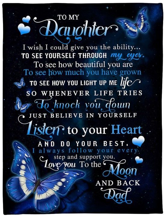 To My Daughter You Are A Special Gift From Above Sherpa Fleece Blanket