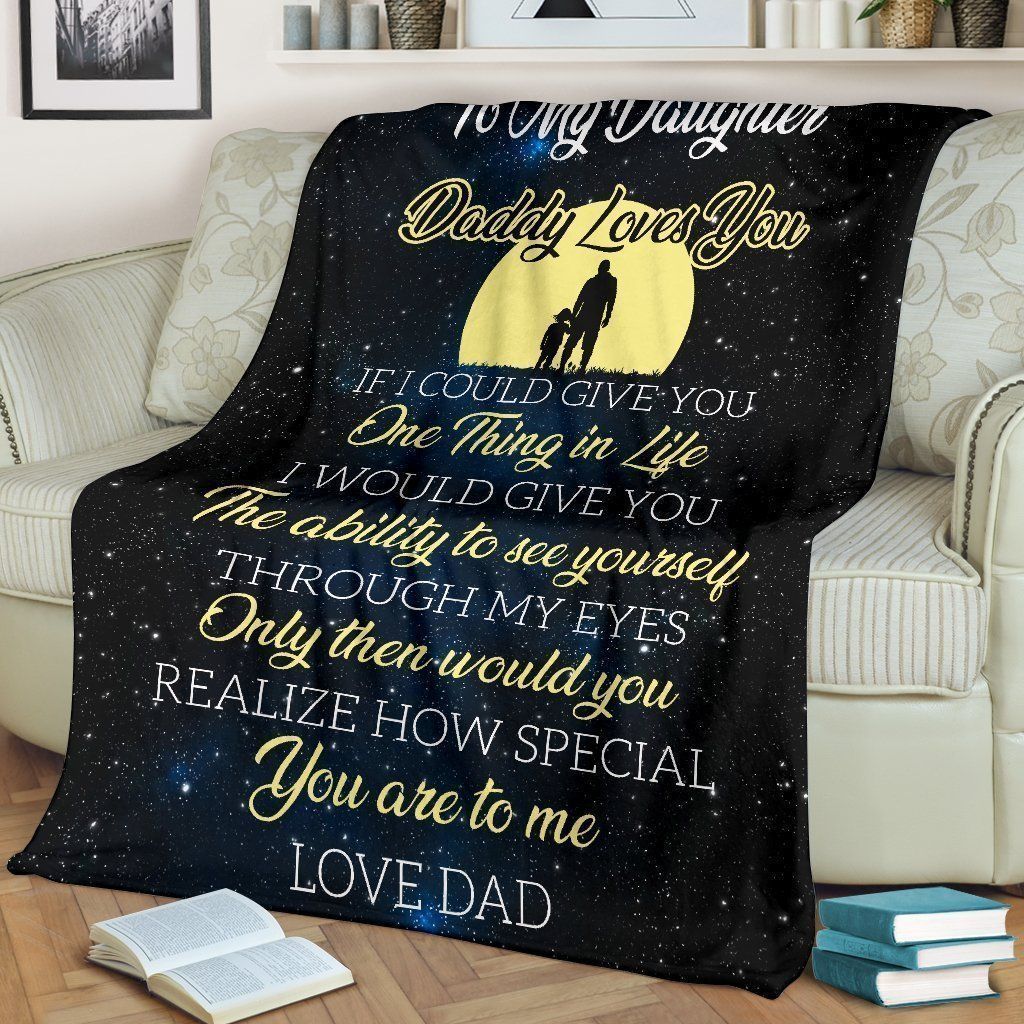To My Daughter You Are Special To Me Fleece Blanket