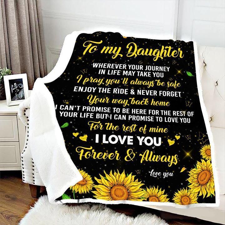 To My Daughter Your Way Back Home Quilt Blanket DHC3101283LT