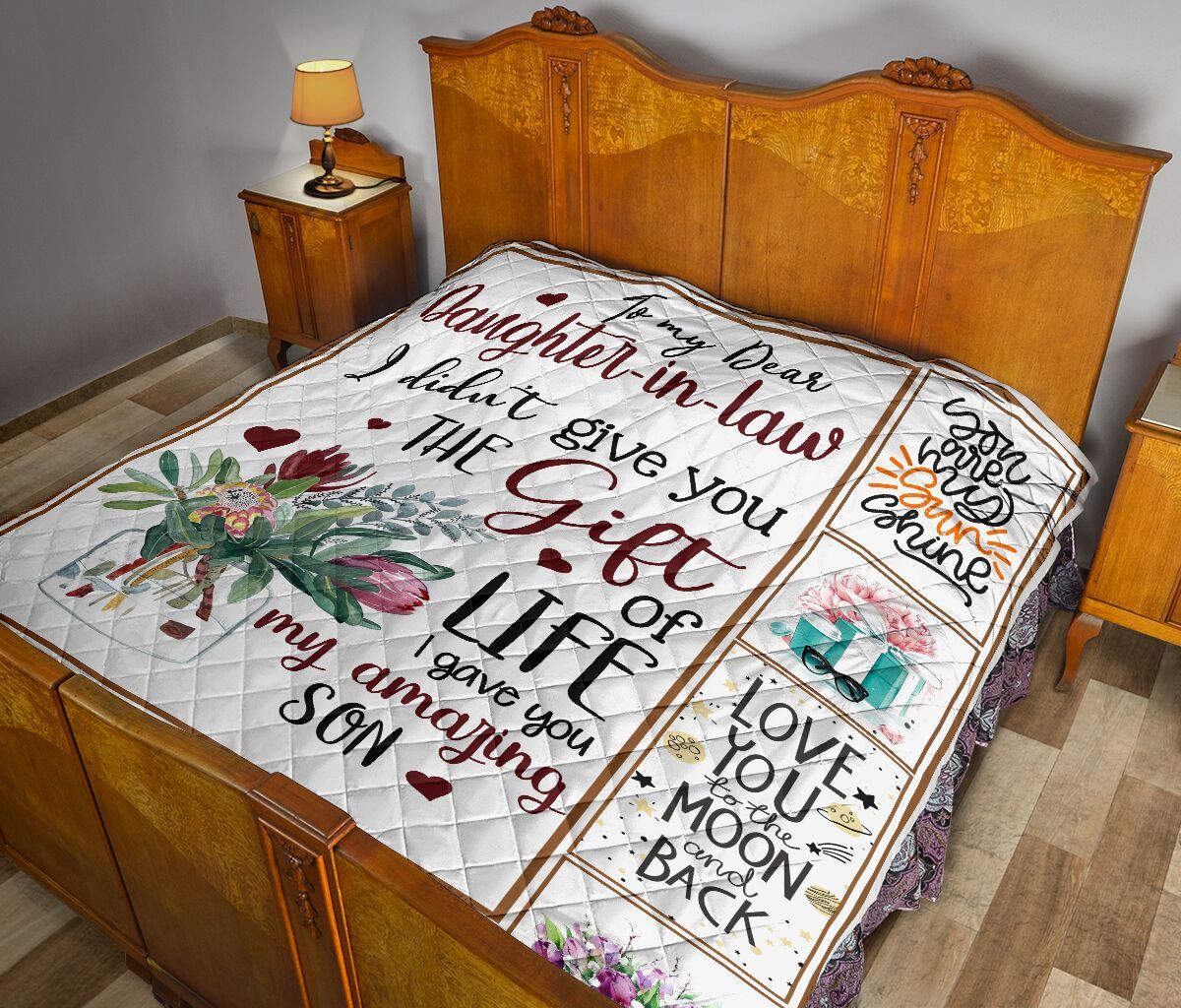 To My Dear Daughter In Law Quilt Blanket DHC02011281DD