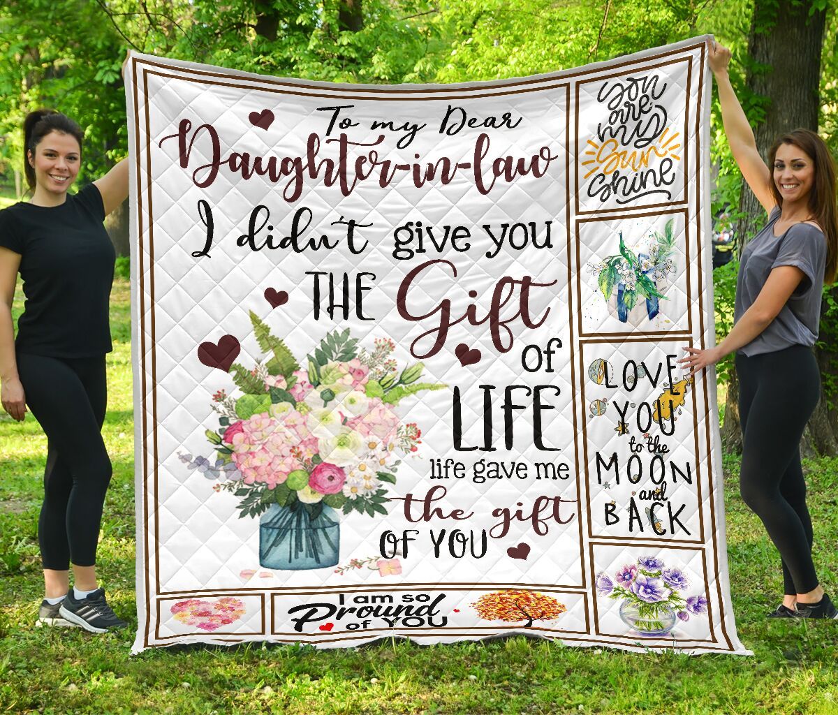 To My Dear Daughter In Law Quilt Blanket DHC170120685TD