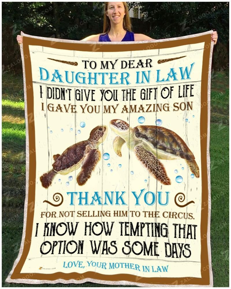 To My Dear Daughter In Law Thank You Quilt Blanket DHC3101358LT