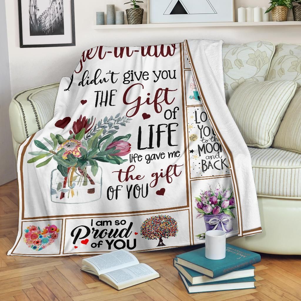 To My Dear Sister In Law Sherpa Fleece Blanket