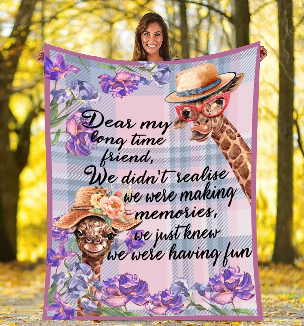 To My Friend Fleece Blanket