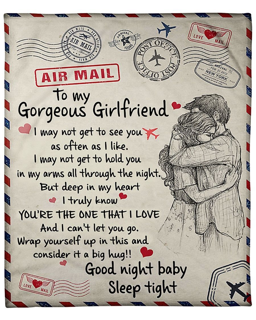 To my Girlfriend Fleece Blanket