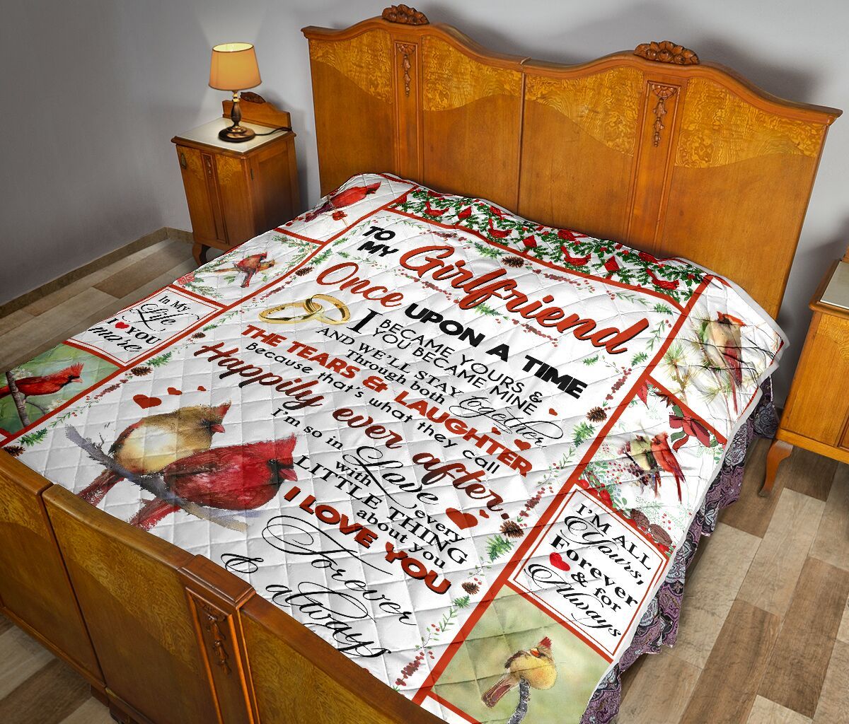 To My Girlfriend Quilt Blanket DHC0201933DD