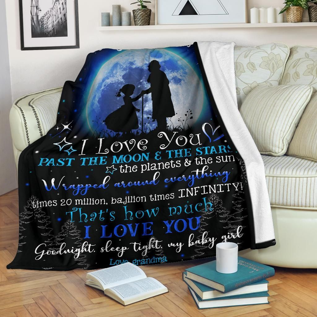 To My Granddaughter Sherpa Fleece Blanket