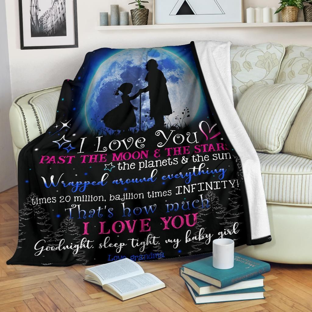 To My Granddaughter Sherpa Fleece Blanket